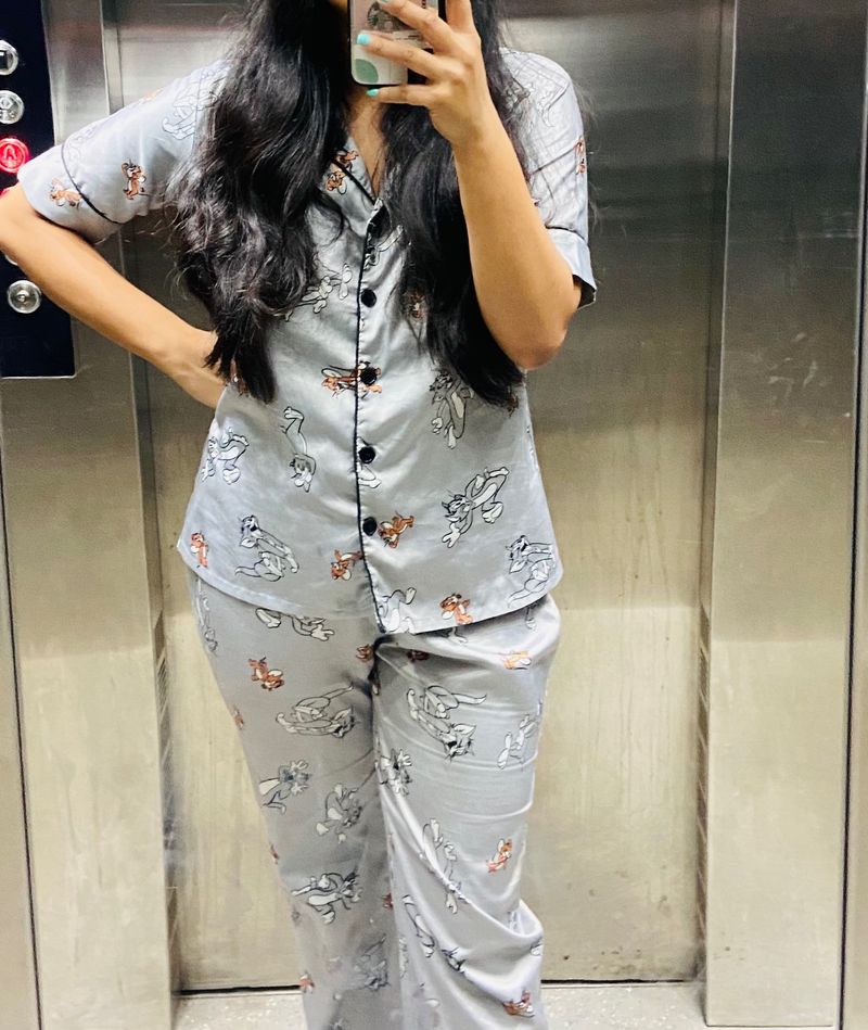 Tom &amp; Jerry Night Wear | Satin