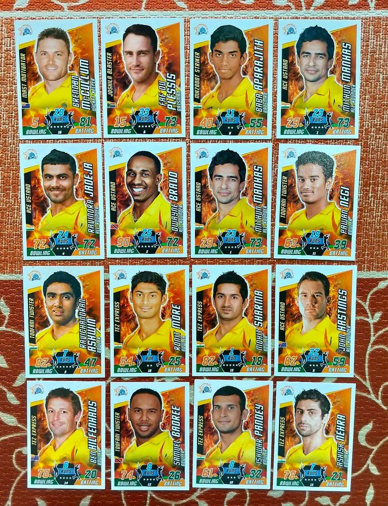 Ipl 2014 Csk Team Set