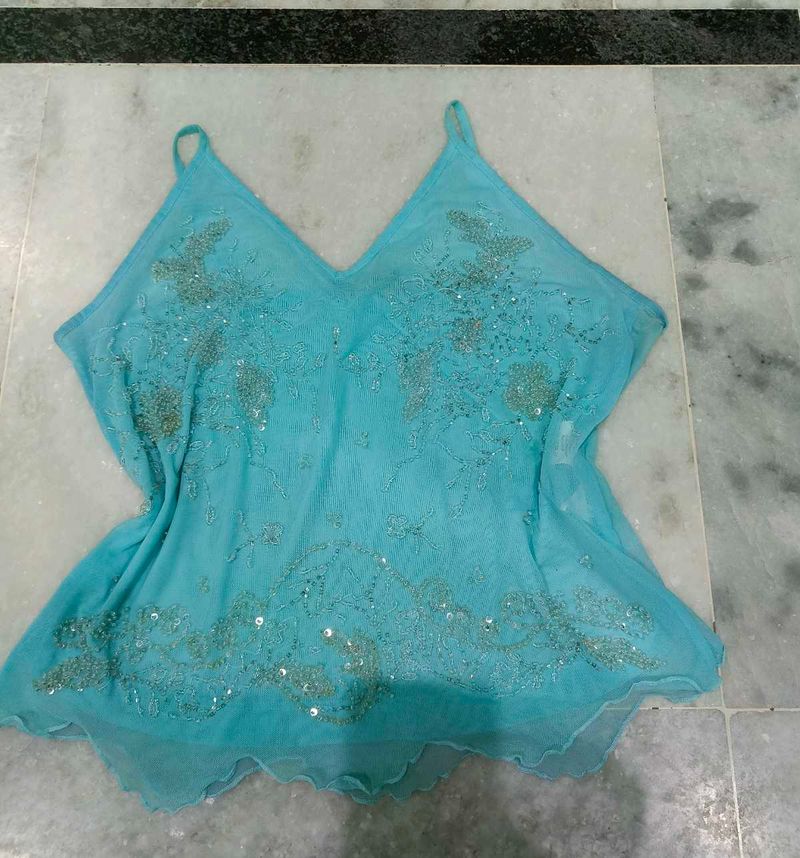 y2k Sparkling Chatpata beaded Top