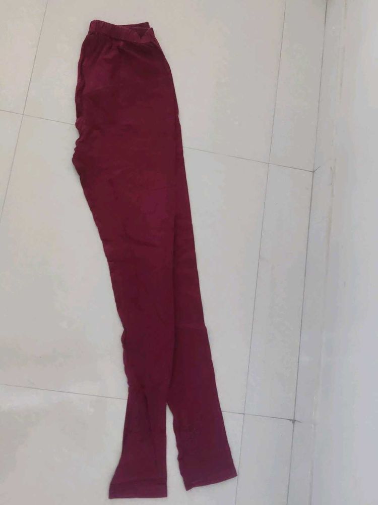 Maroon Leggings