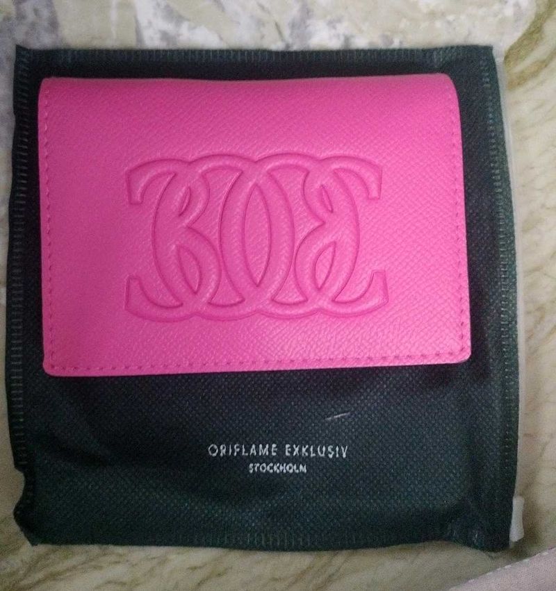 Oriflame Pink Chain Wallet