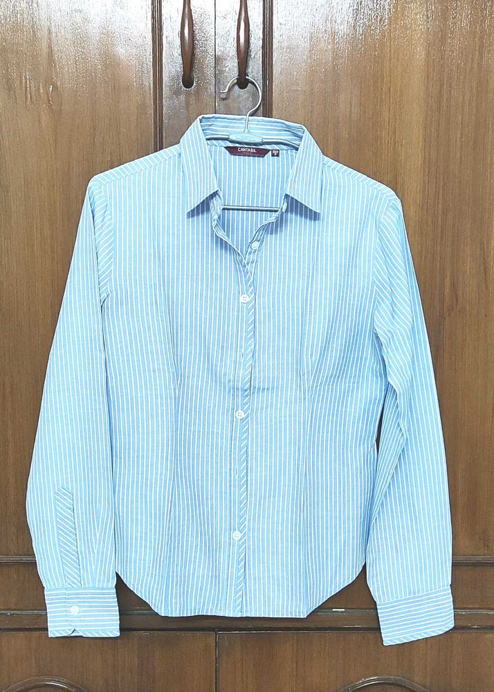 Cantabil Italy formal light blue shirt