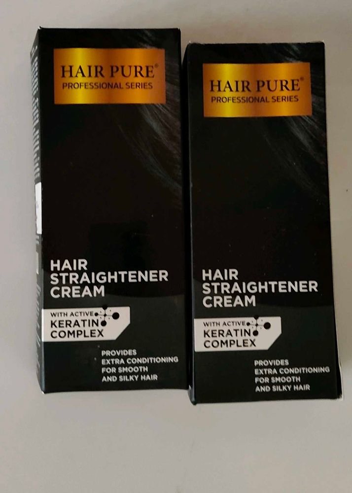 Hair Straightener Cream with Keratin Complex