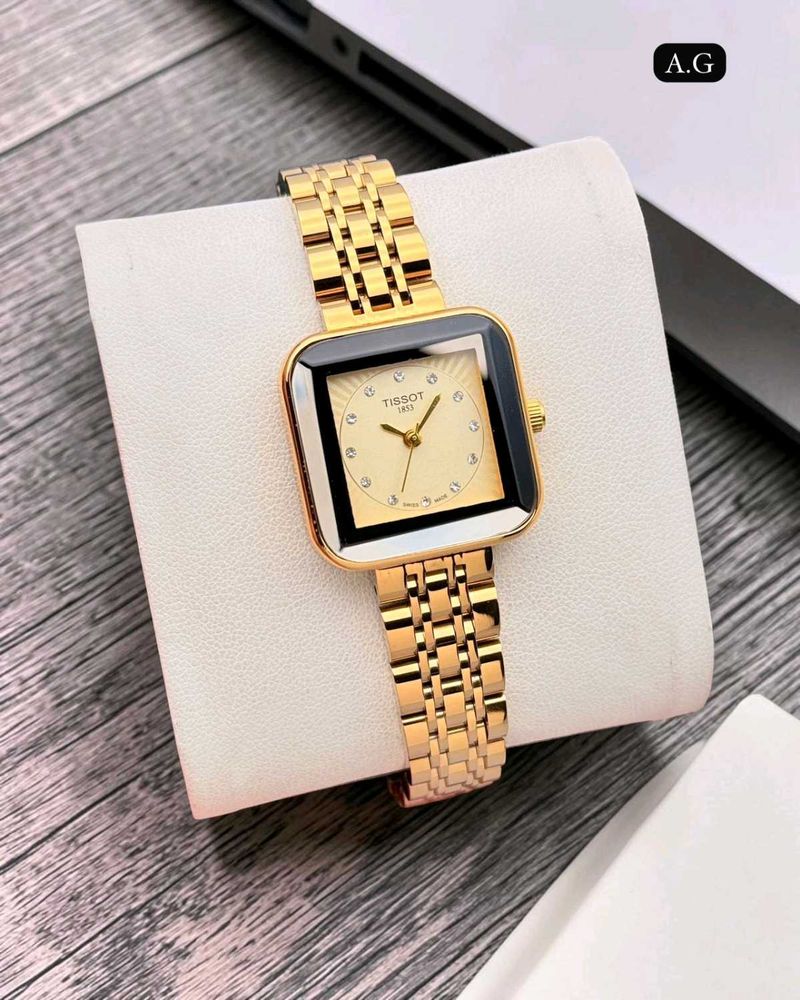 TISSOT #  ladies # Premium Collection METAL CHAIN