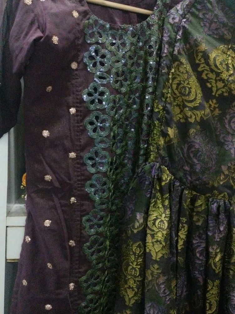 Elegant suit &amp; Sharara