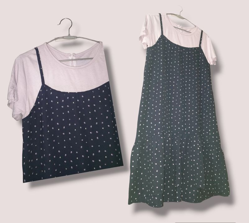 LAVENDER/BLUE DRESS 👗 CASUAL WEAR