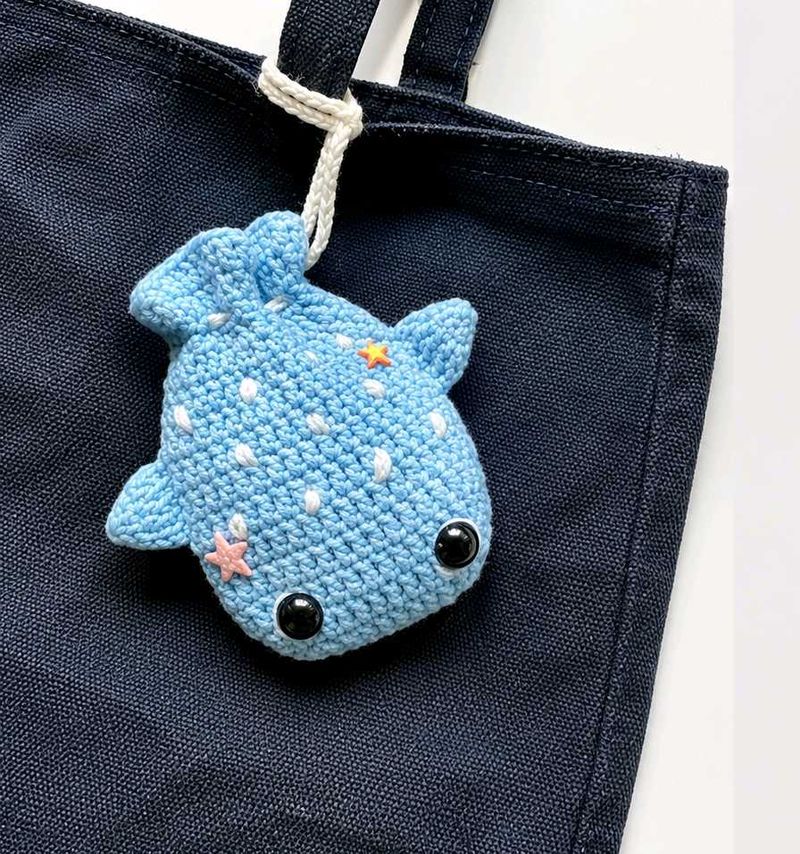 Cute Whale Shark Keychain