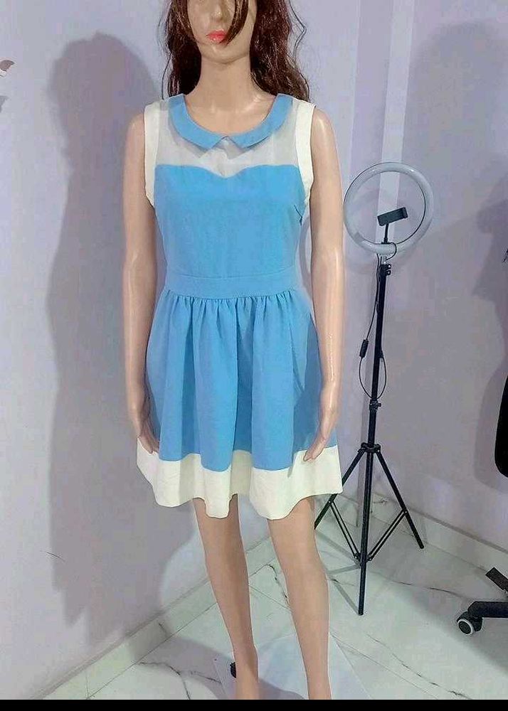 Cute Blue &amp; White Dress
