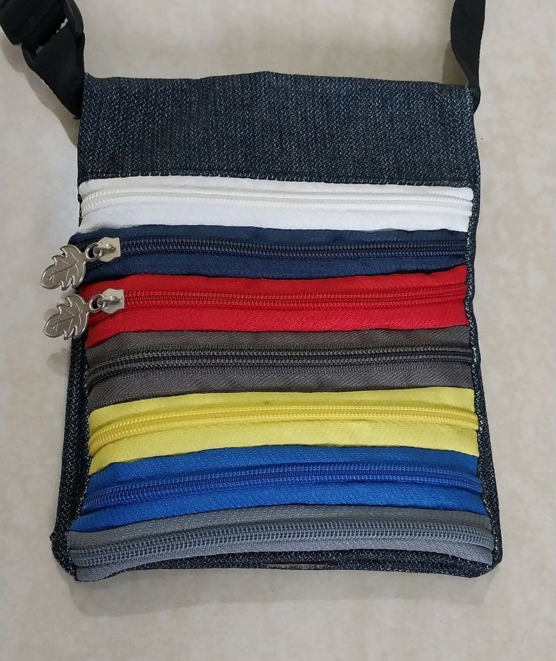 🆕️ Multicolor Chain Side Purse Adjustable