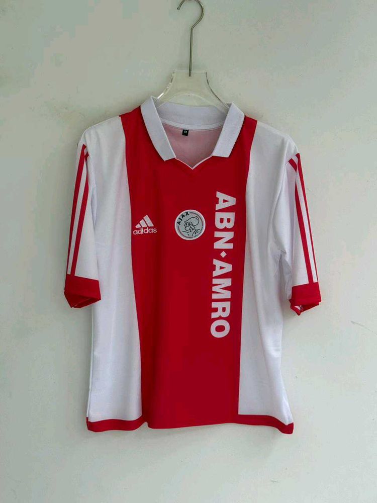 CRUYFF AJAX HOME KIT POLO FIVE SLEEV EMBROIDERY