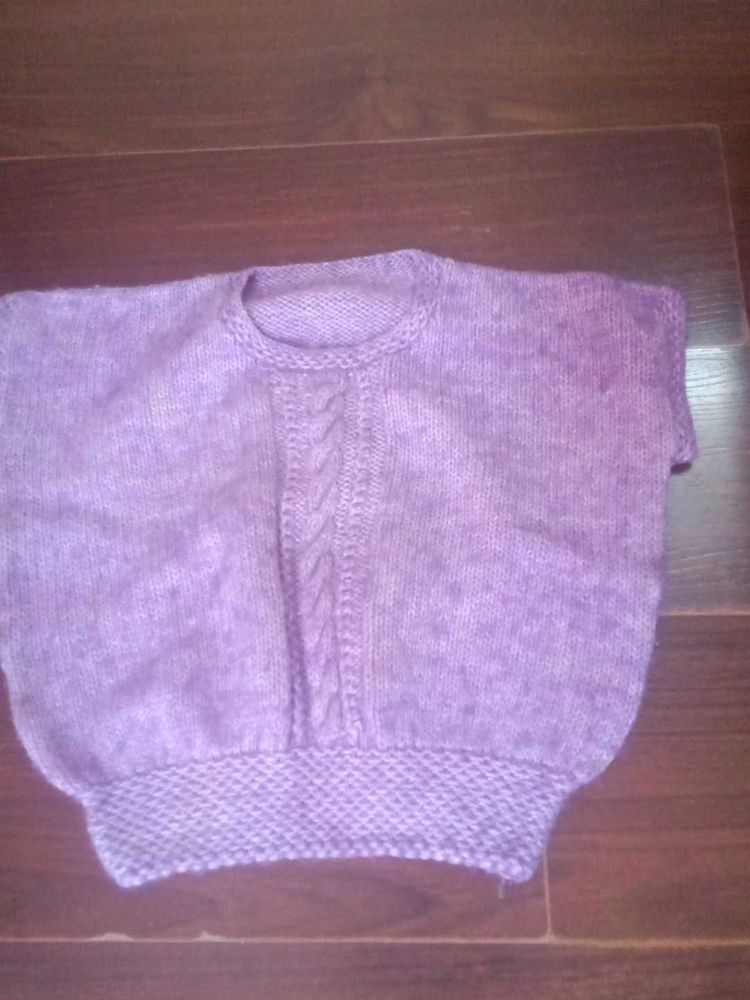 Cozy Purple Knit Sweater