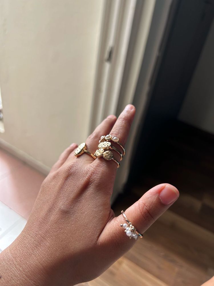 Boho Chic Stackable Ring Set of 5