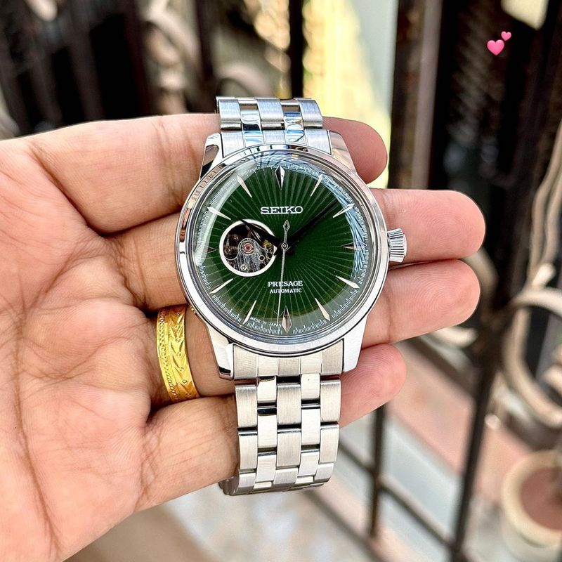 Seiko Presage Automatic Green Dial Watch