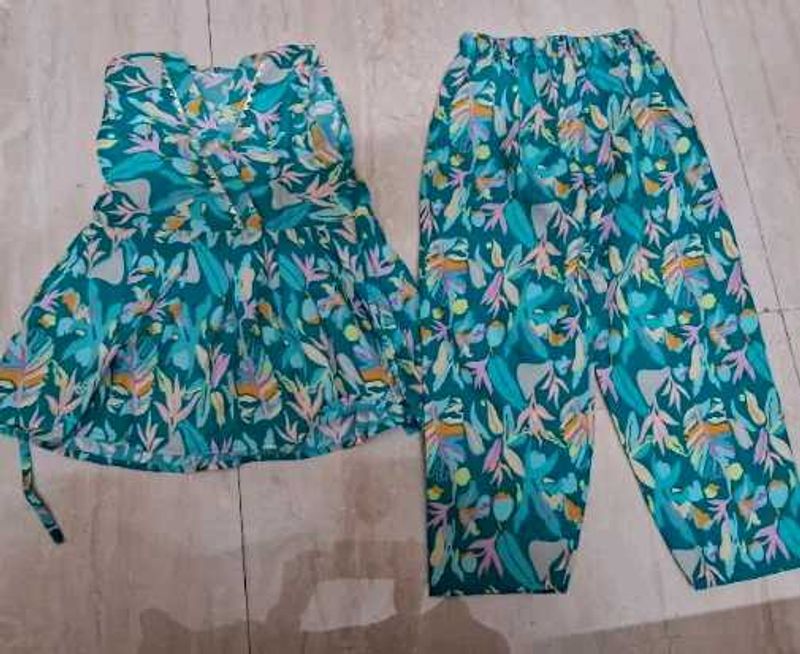 Floral Print Two-Piece Set