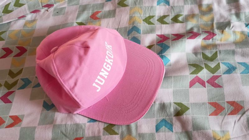 Jungkook Pink Baseball Cap