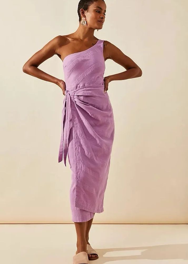 Free People At Leisure Midi Dress in Summer Tulip