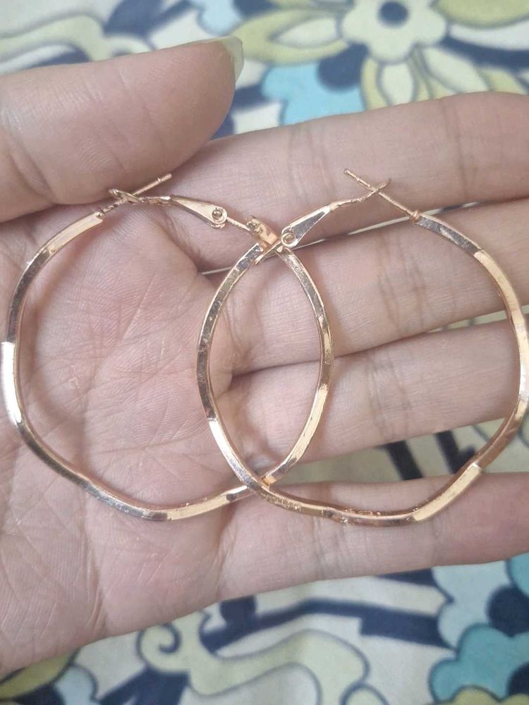 2 pair of  Hoop Earrings