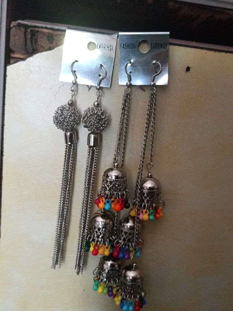 Stylish Ethnic Earrings Set of two