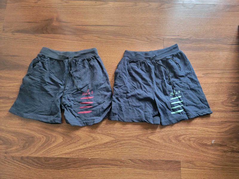 Stylish Grey Shorts (Set of 2)