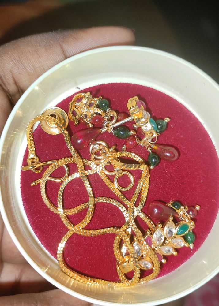 1gram Gold Chain With Pendant