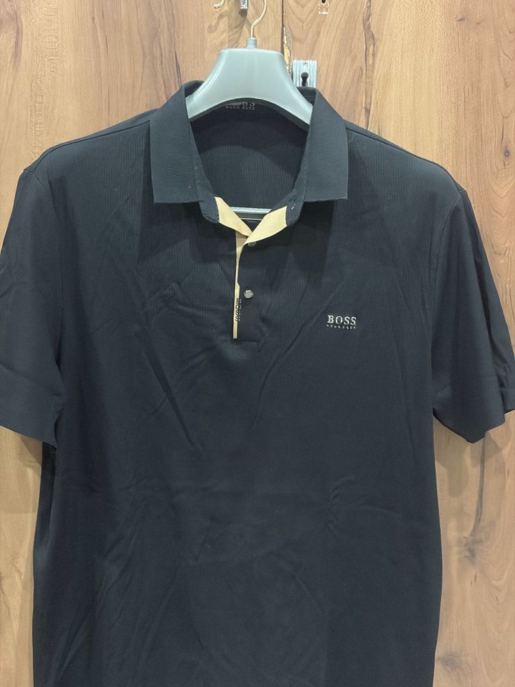BOSS Black Short Sleeve Polo Shirt