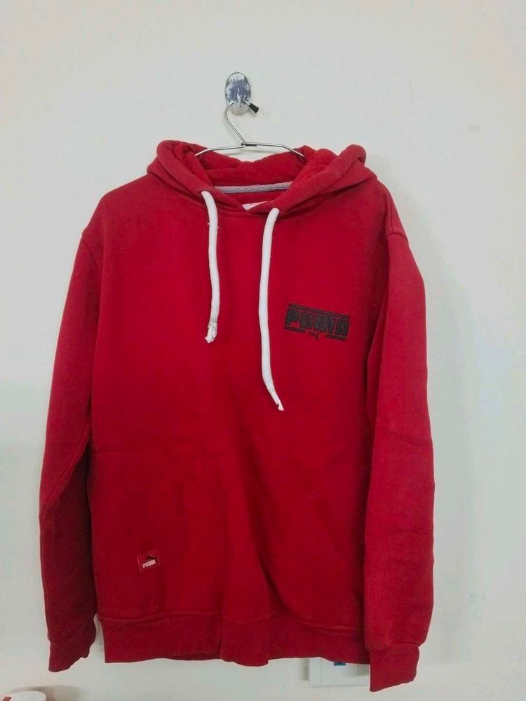 Red Puma Hoodie
