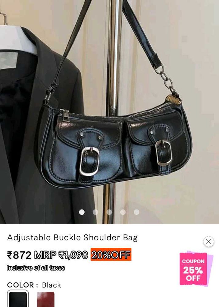 Chic Black Hobo Bag