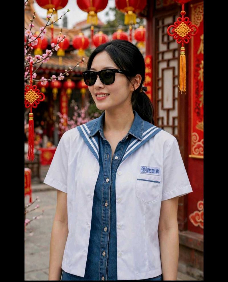 Japanese/chinese Sailor Top