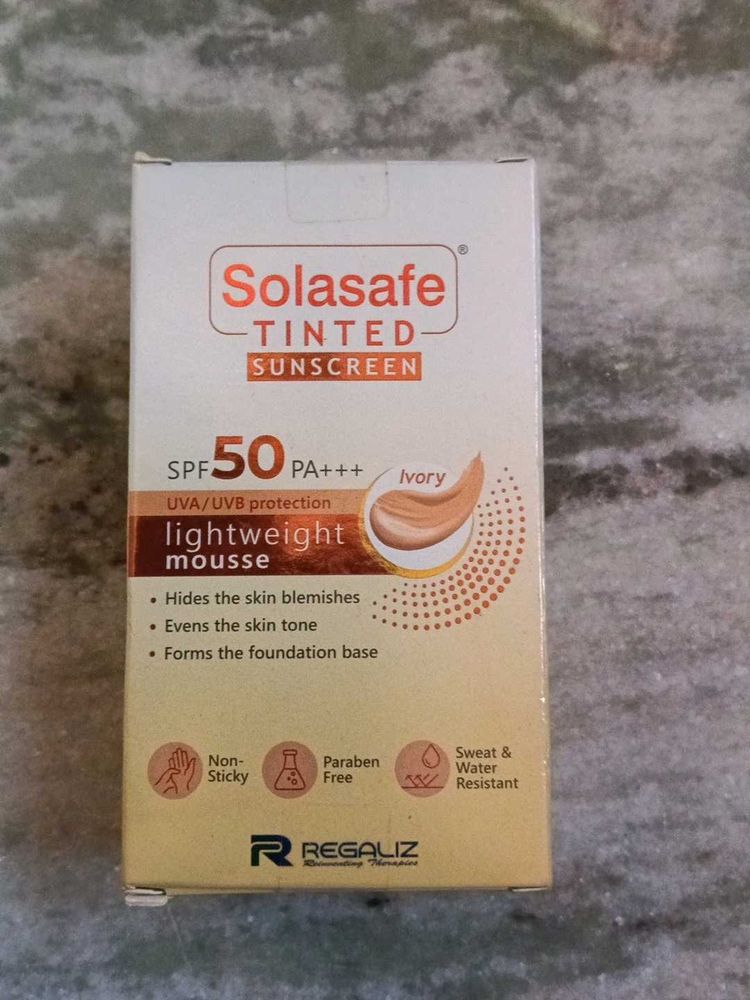 Solasafe Tinted Sunscreen SPF 50