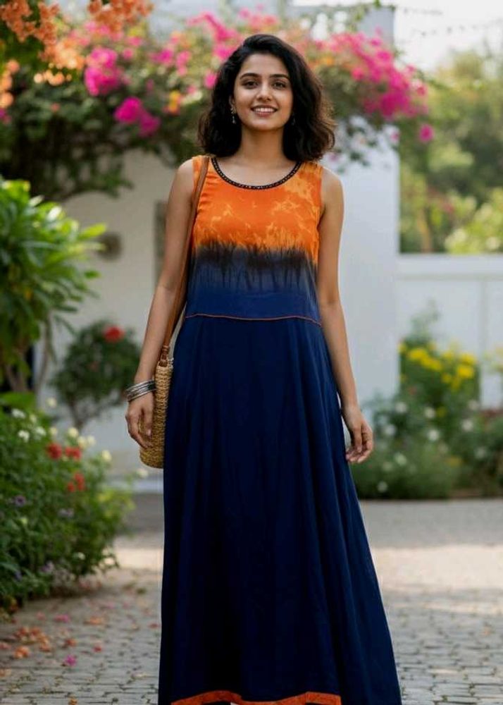 Tie-Dye Maxi Dress