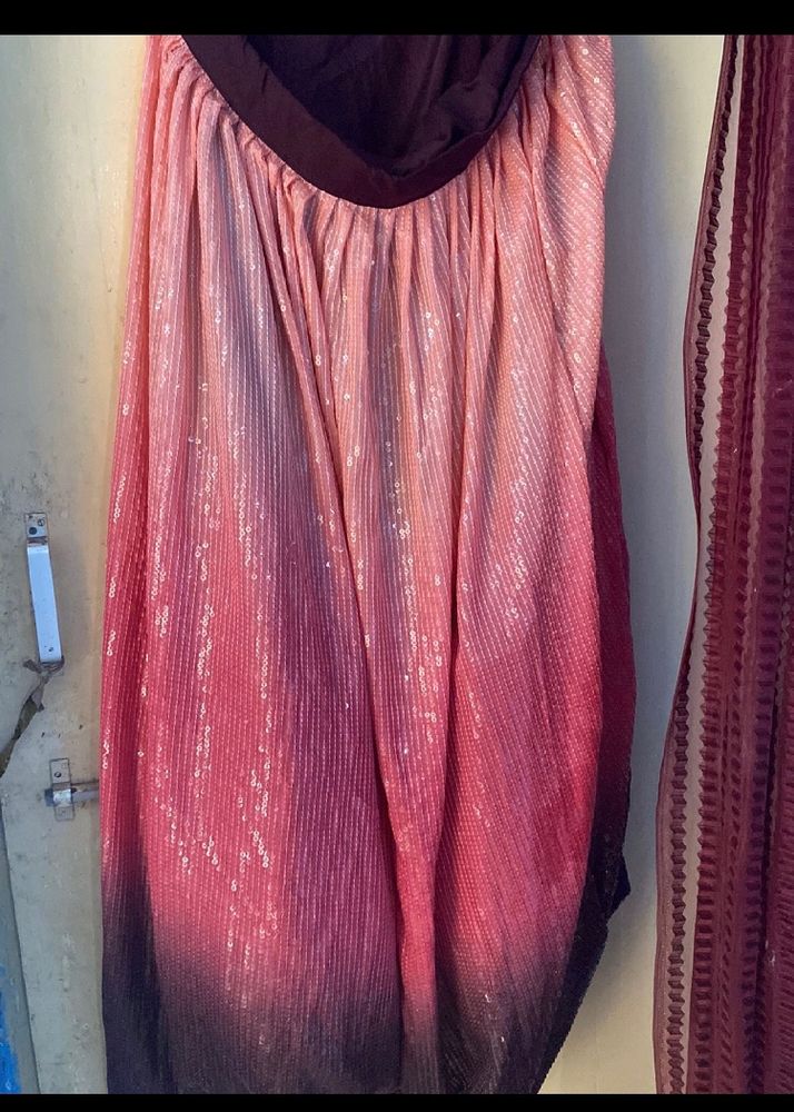 Sequence Work Lehnga And Duppta Size 32 To 34