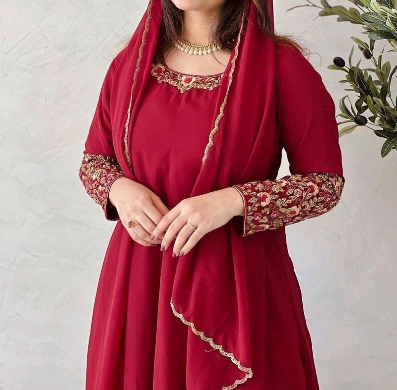MOST ATTRACTIVE ANARKALI GOWN 18 COLOUR AVAILABLE