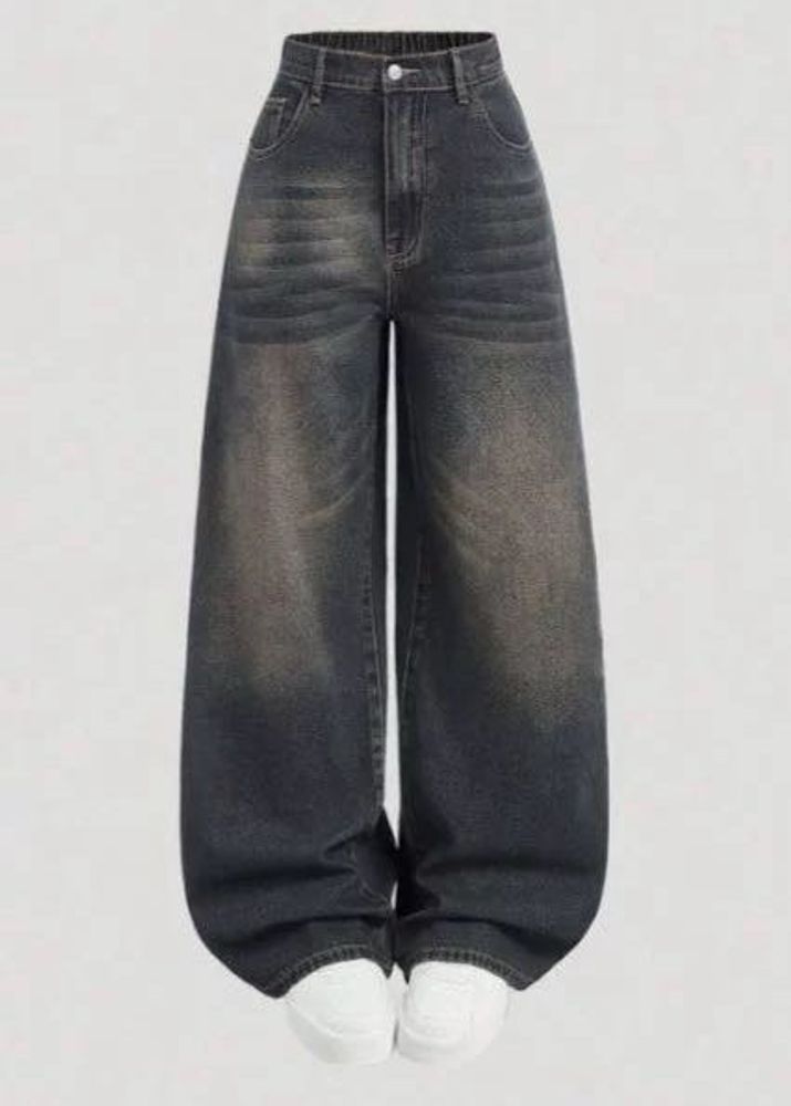 Classic Blue Wide Leg Jeans