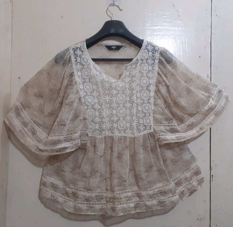 CUTESY CAPE TOP FOR WOMEN