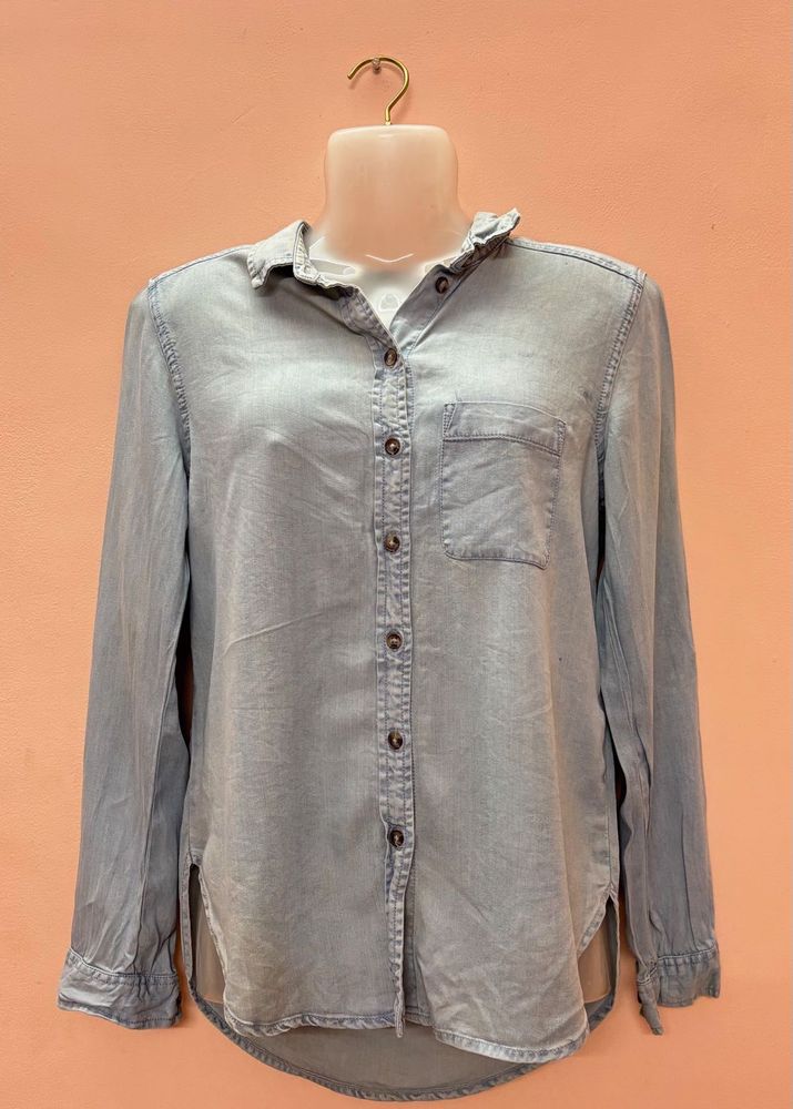 Denim Cotton Mix Shirt