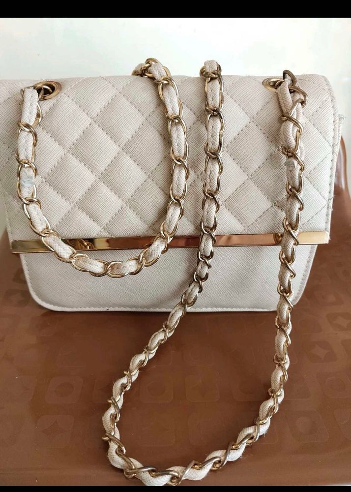 (two purse)Chic Quilted Shoulder Bag