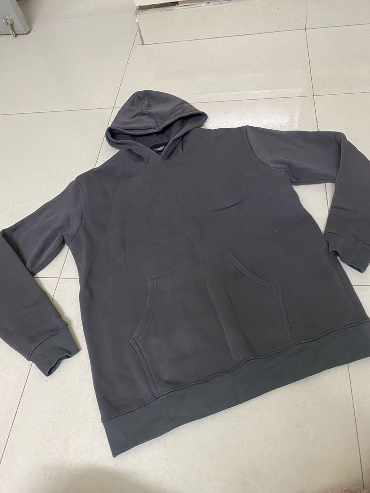 Men's Basic Grey Hoodie