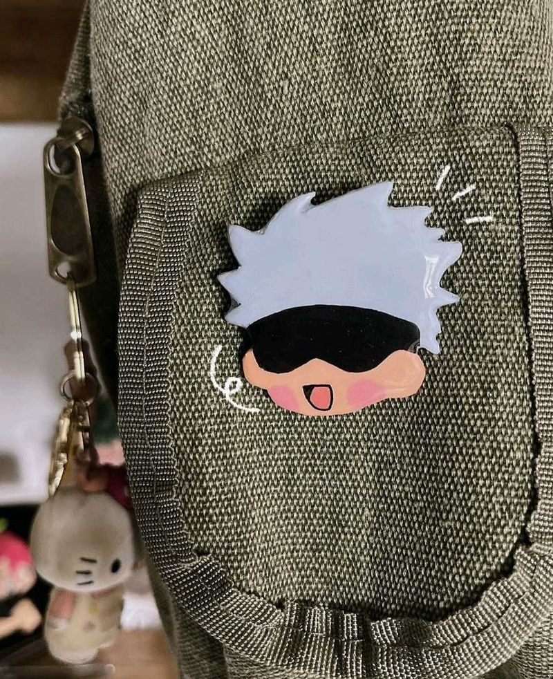 Cute Gojo Chibi Anime Bag Pin (Any 1)