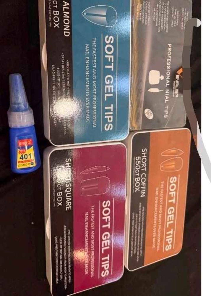 Soft Gel Nail Tips Set