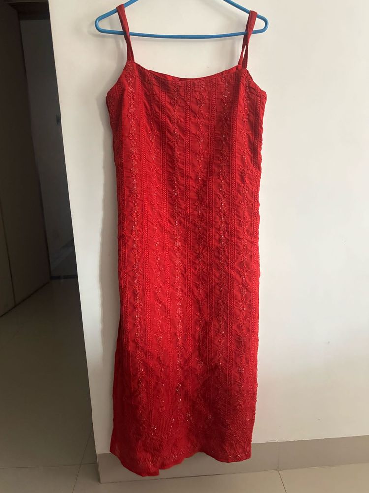 Beautiful spaghetti kurti set