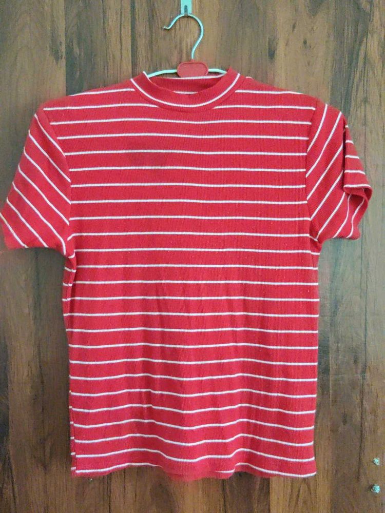 Red Striped T-Shirt