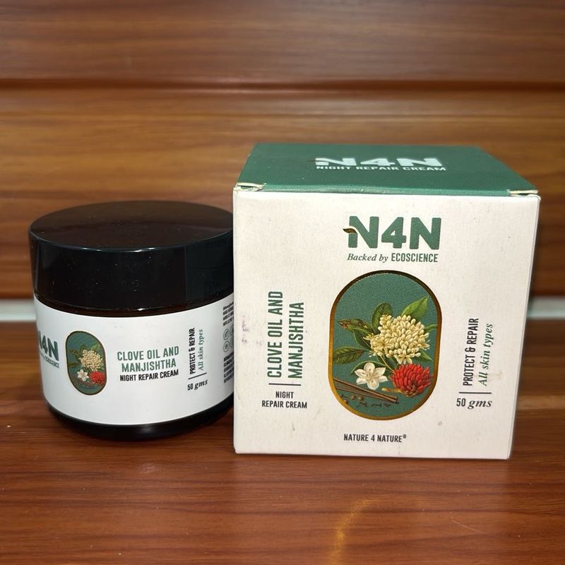 N4N Night Repair Cream - Clove Oil &amp; Manjishtha
