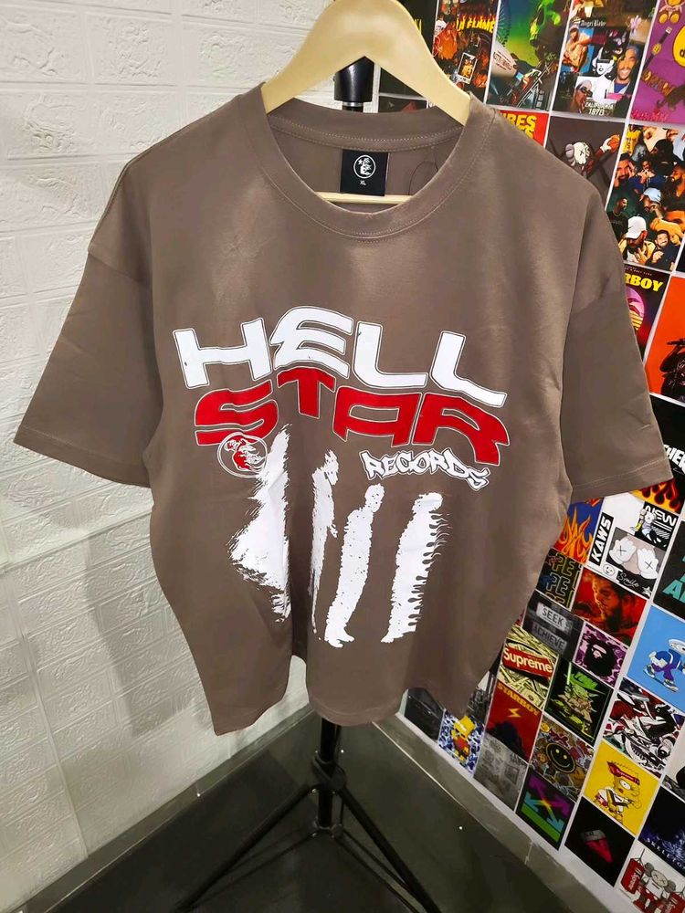 HELLSTAR GRAPHIC PRINTED OVERSIZE TEE 🔥🔥