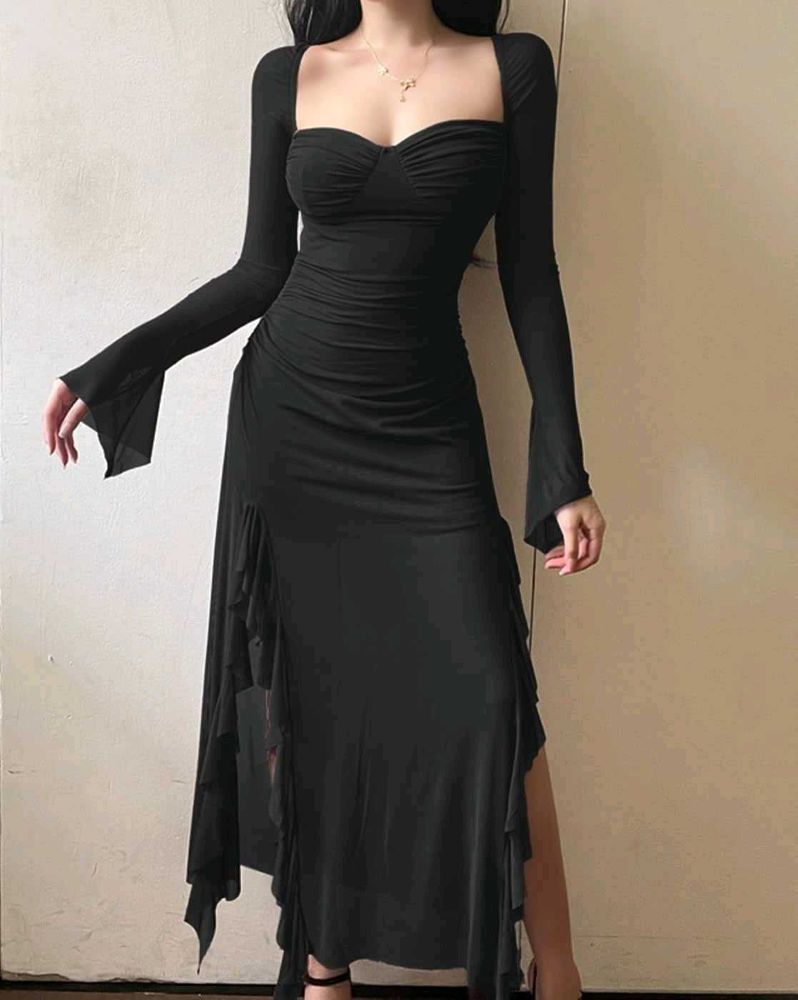 Elegant Black Maxi Dress