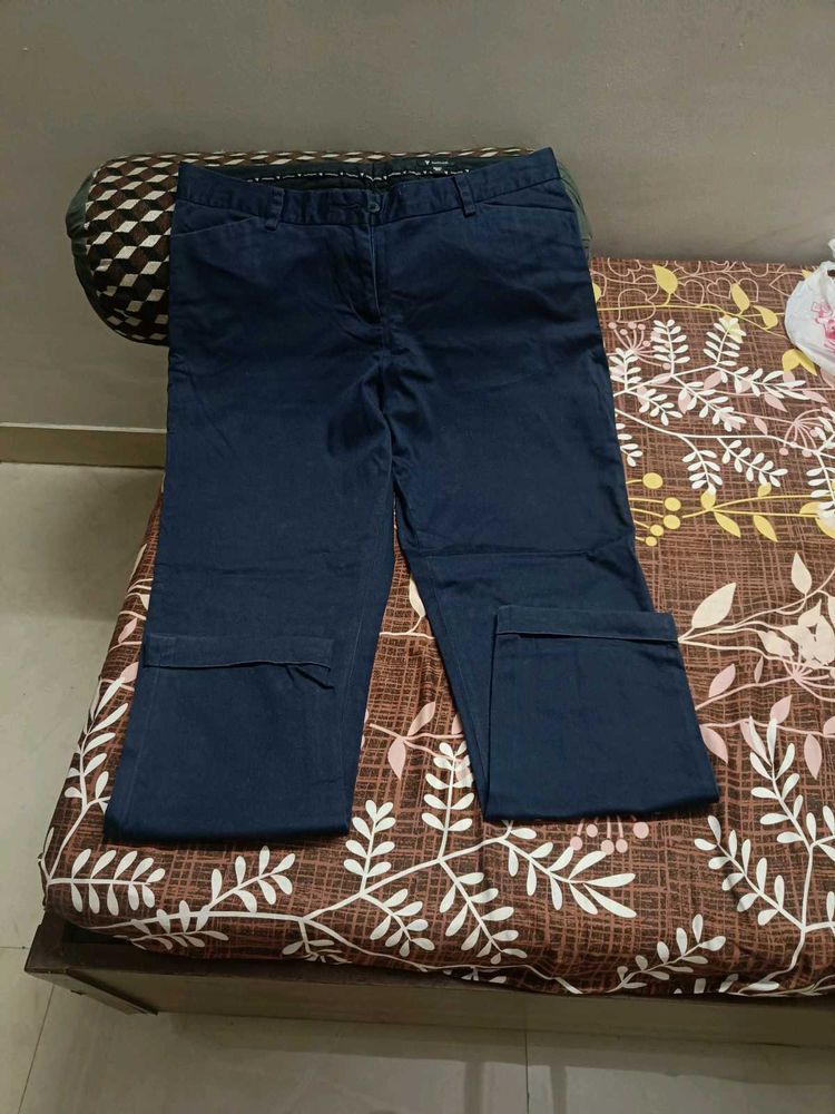 Classic Navy Blue Trousers