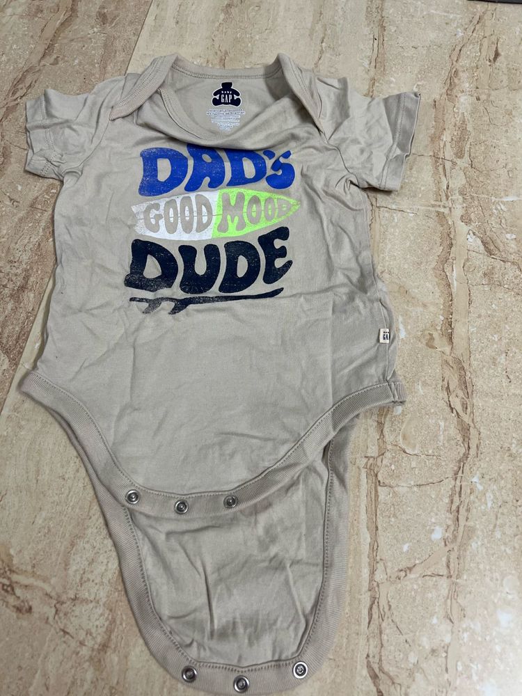GAP 'Dad's Good Mood Dude' Onesie 18-24month