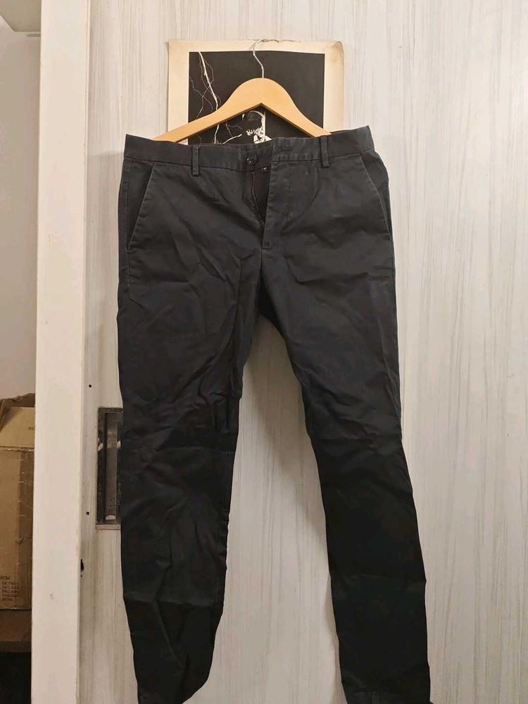 Men's Navy Blue Formal Pants