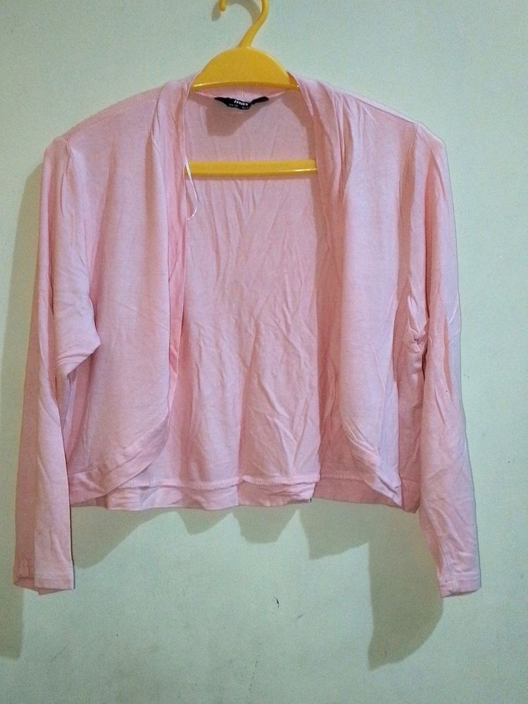Women Pink Shrug