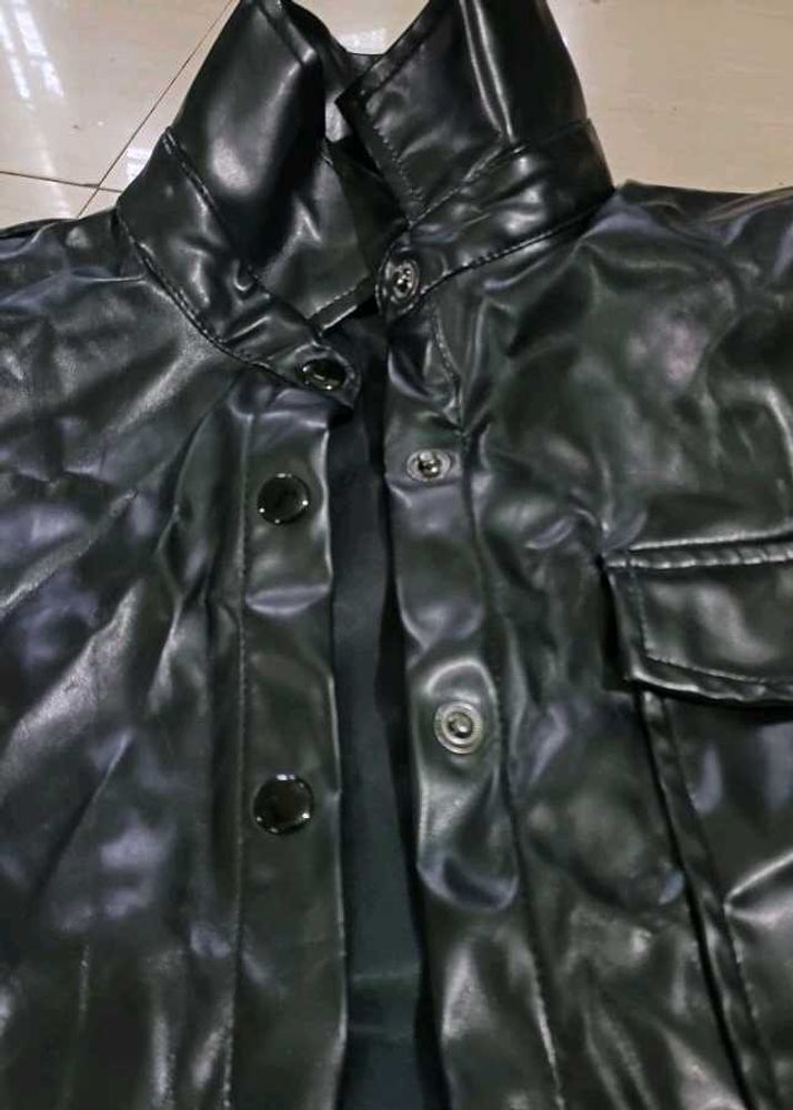 Black Leather Jacket 🧥