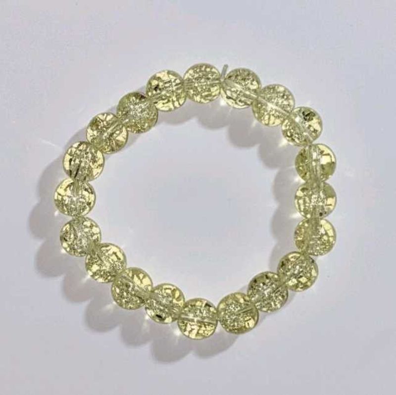 Lemon Quartz Beaded Bracelet